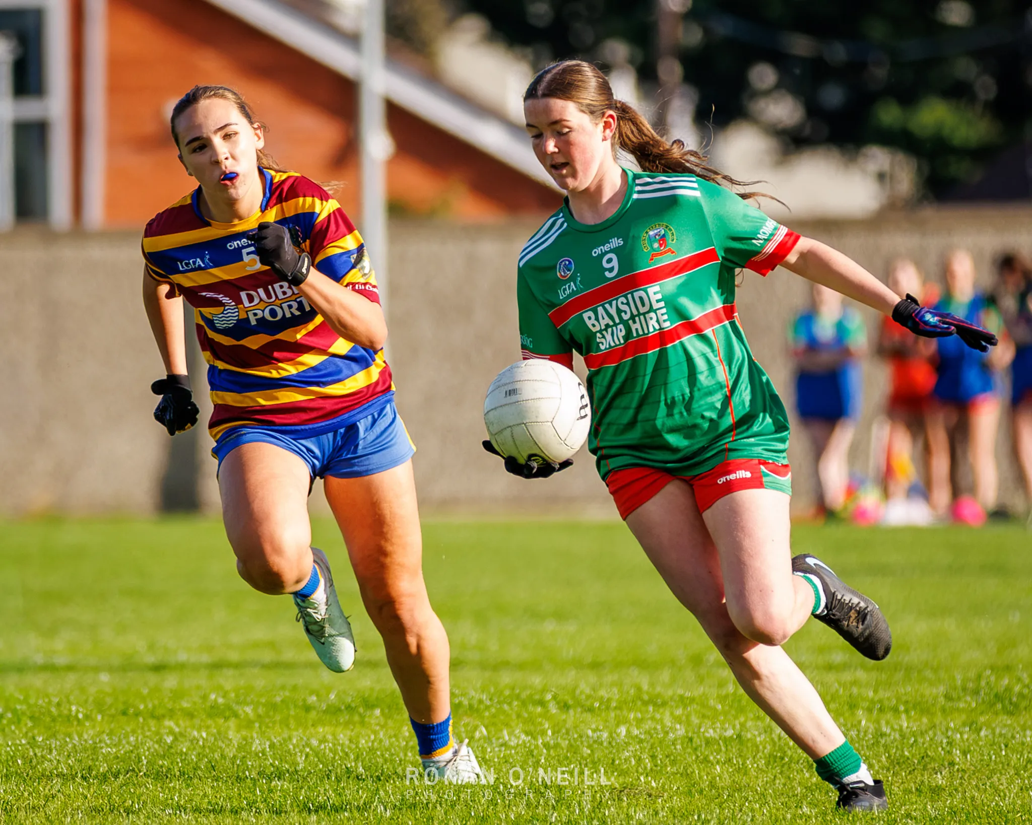 Naomh Barróg vs. Scoil Uí Chonaill — Dublin Minor Ladies Football Championship, Scoil Uí Chonaill, Clontarf Road, October 2026 (photograph 10 of 45)