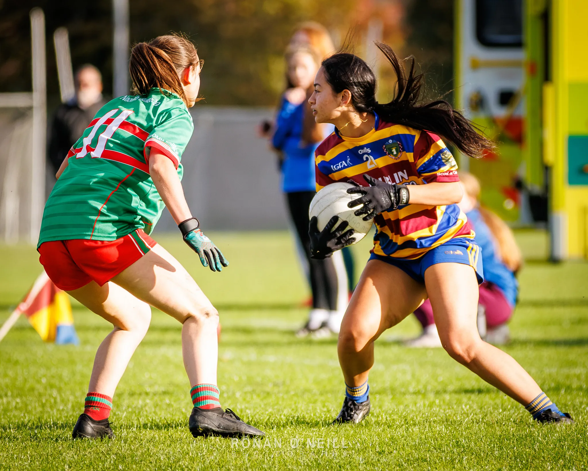 Naomh Barróg vs. Scoil Uí Chonaill — Dublin Minor Ladies Football Championship, Scoil Uí Chonaill, Clontarf Road, October 2026 (photograph 34 of 45)