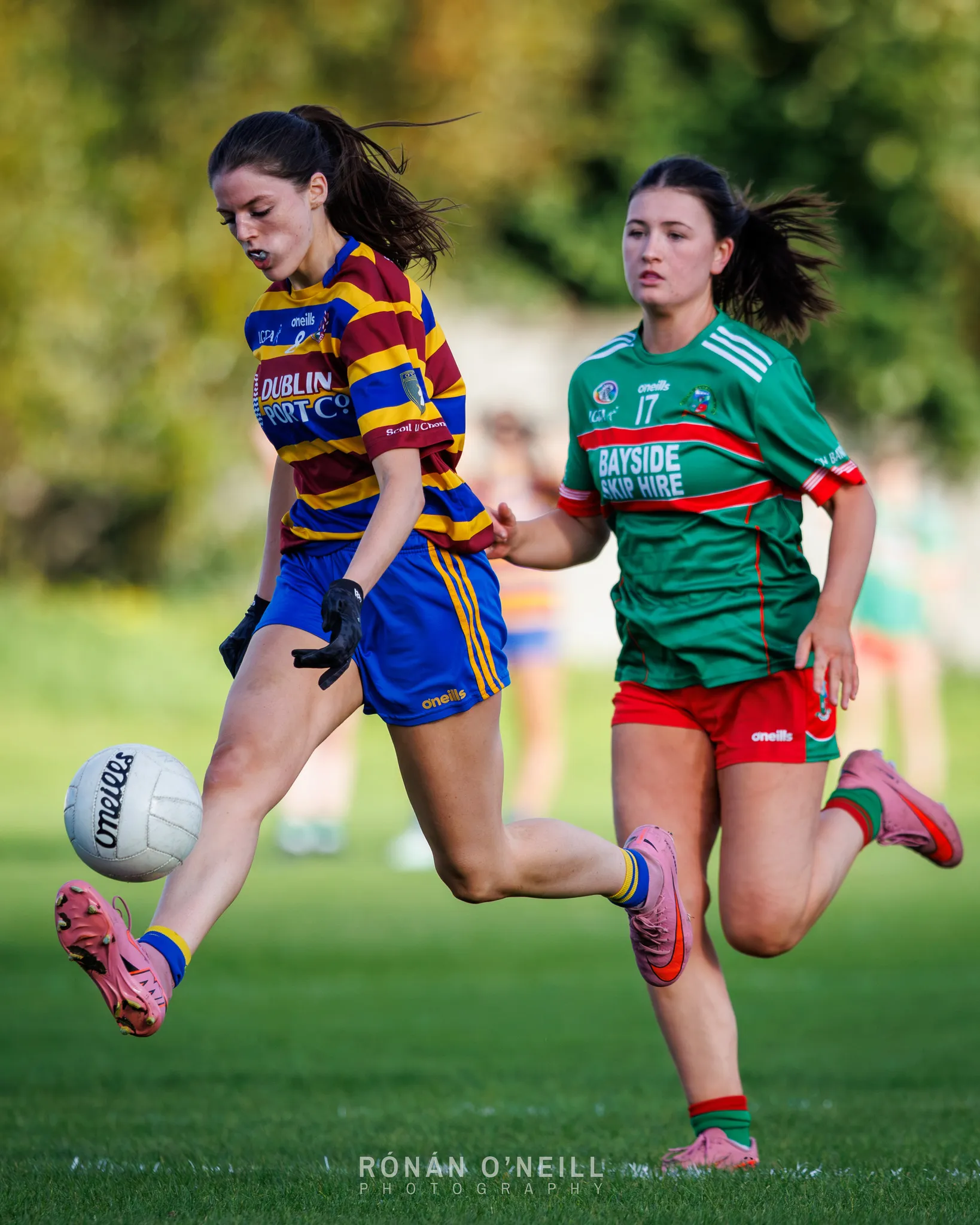 Naomh Barróg vs. Scoil Uí Chonaill — Dublin Minor Ladies Football Championship, Scoil Uí Chonaill, Clontarf Road, October 2026 (photograph 28 of 45)
