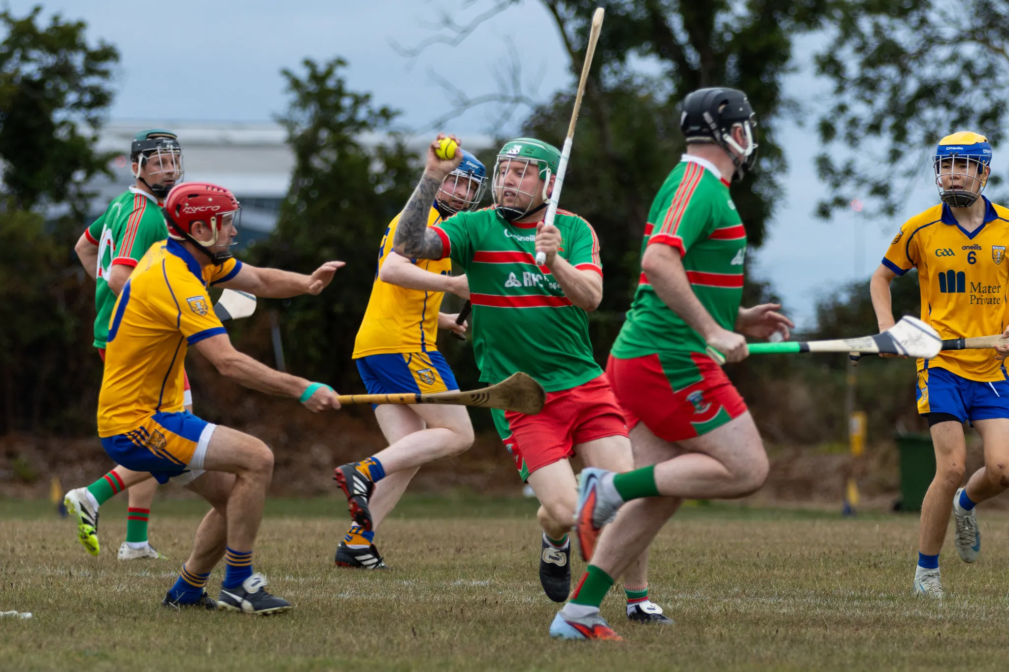 Naomh Barróg vs Na Fianna, junior hurling championship at Collinstown, 2026