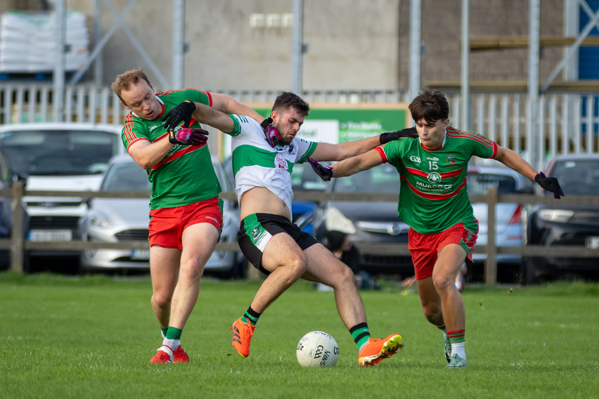 Naomh Barróg vs St Patrick's Donabate, senior football championship at Pairc Barróg, 2026