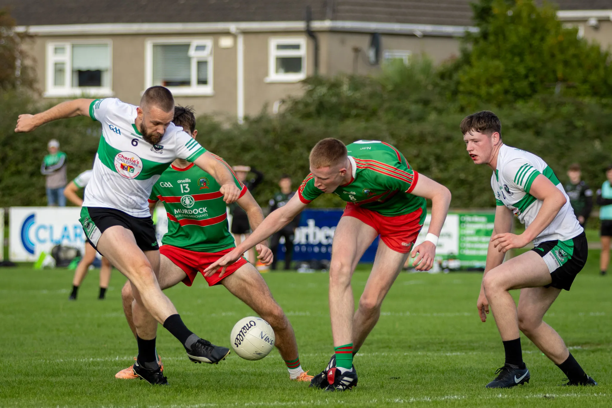 Naomh Barróg vs St Patrick's Donabate, senior football championship at Pairc Barróg, 2026