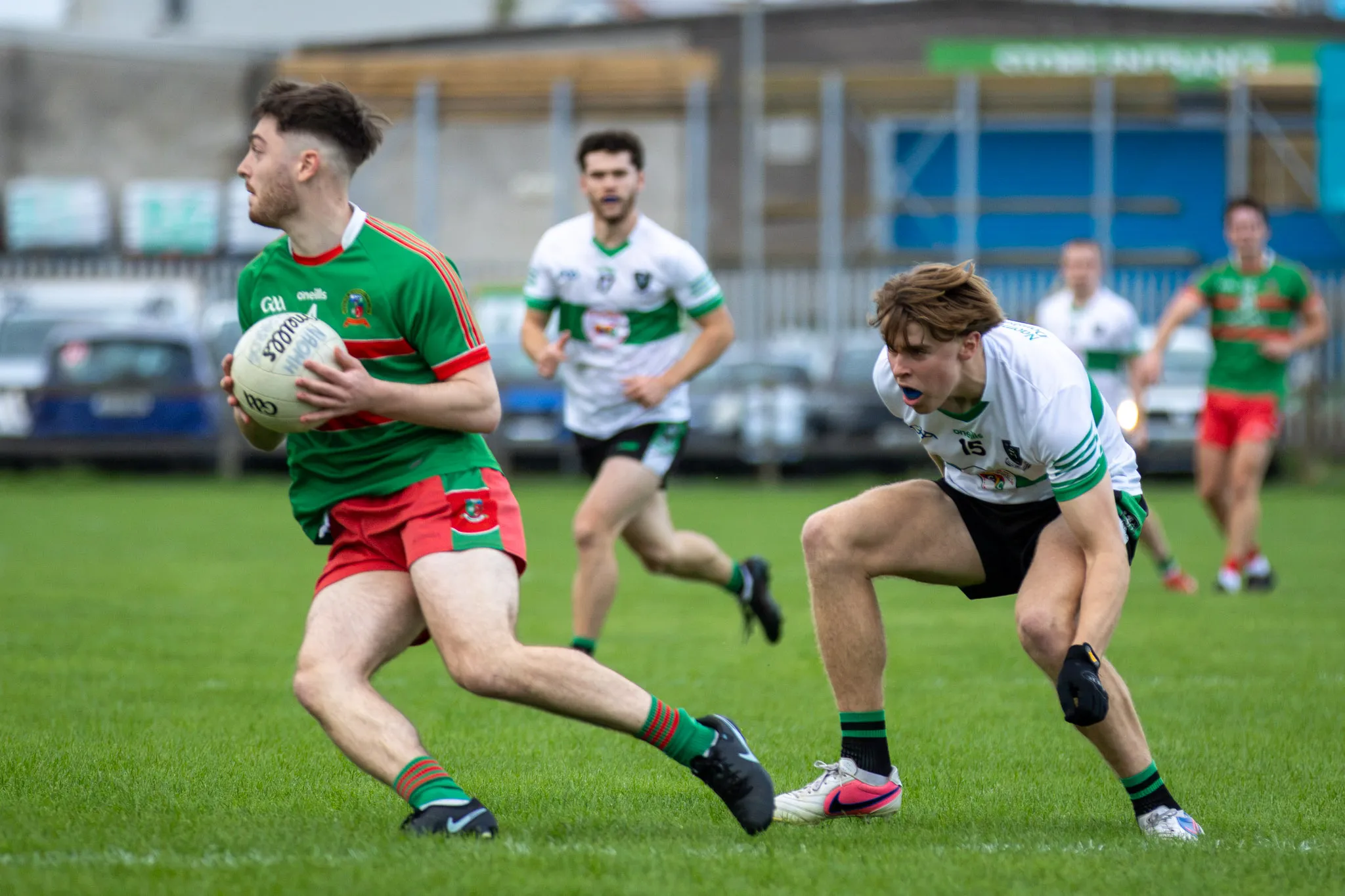 Naomh Barróg vs St Patrick's Donabate, senior football championship at Pairc Barróg, 2026
